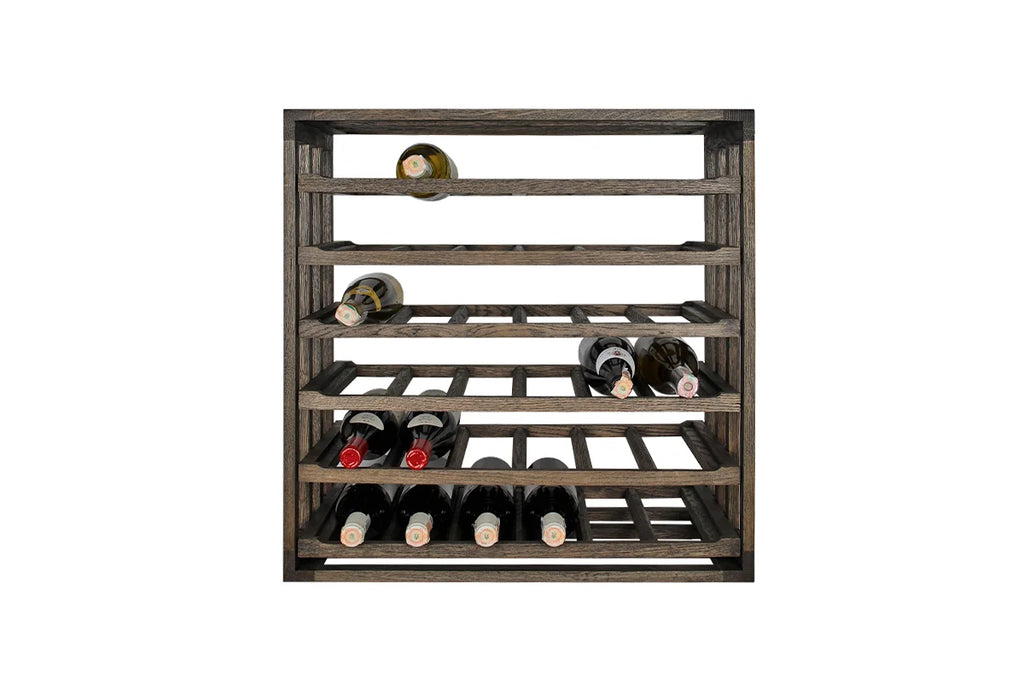 Wine Nest ZOE donker eikenhout met flessen