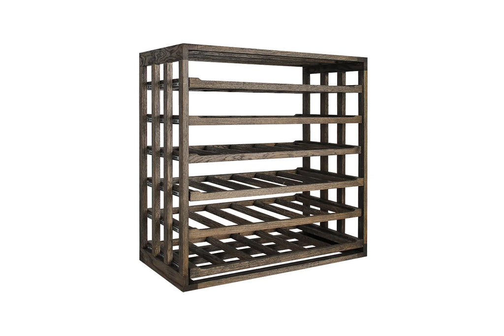Wine Nest ZOE donker eikenhout schuine hoek