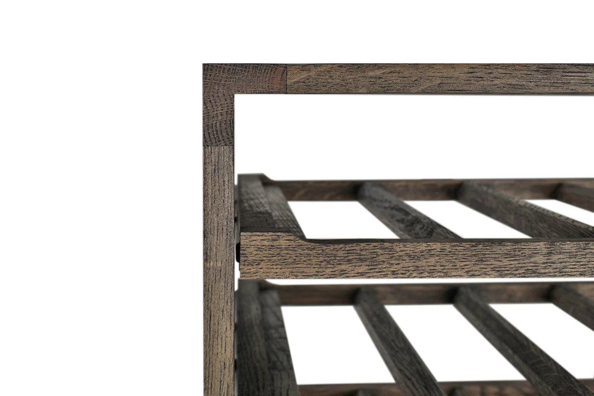 Wine Nest ZOE donker eikenhout detail hoek