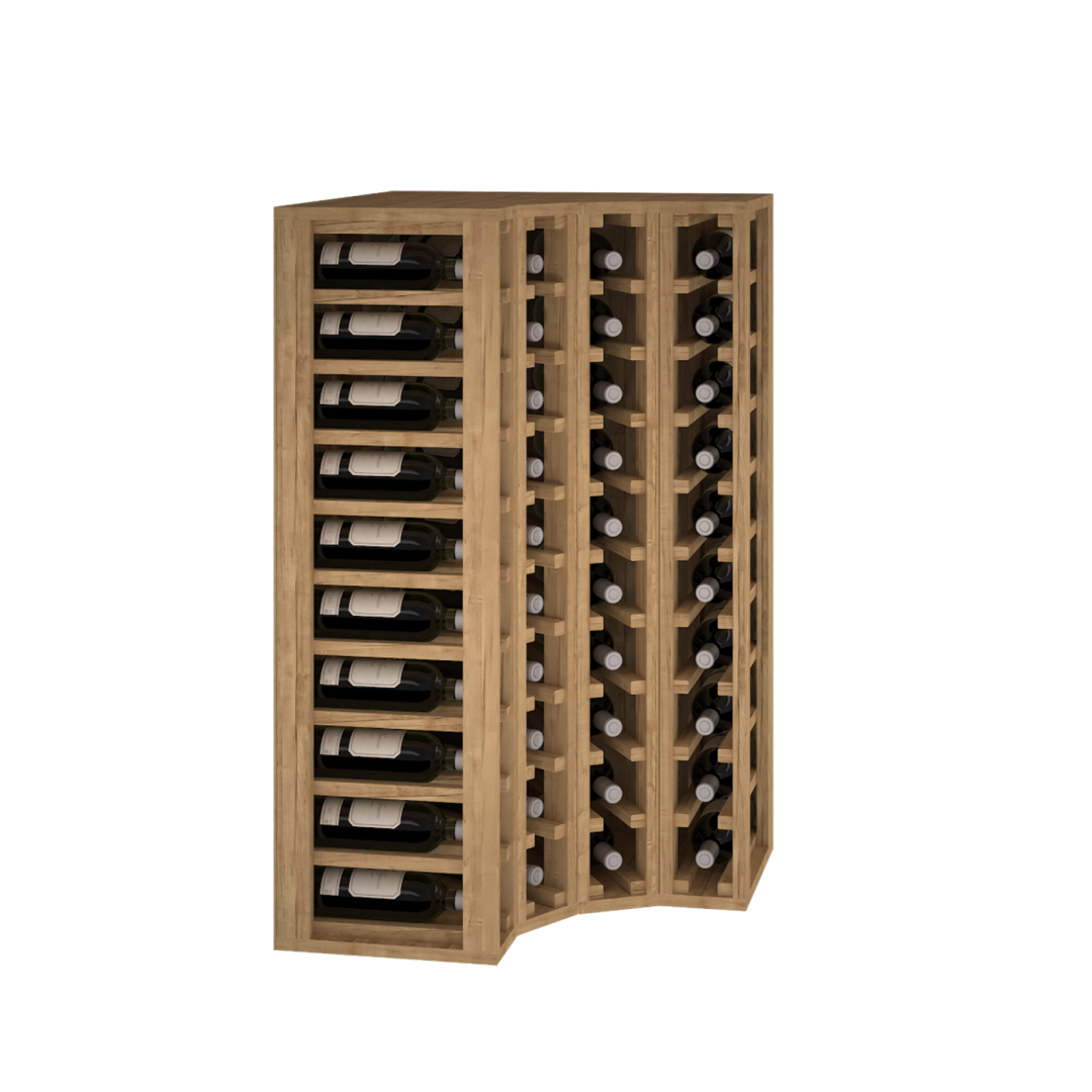 Escala-2038 Houten wijnrek 105,49.5,49.5 (H/B/D Cm) - 40 Flessen