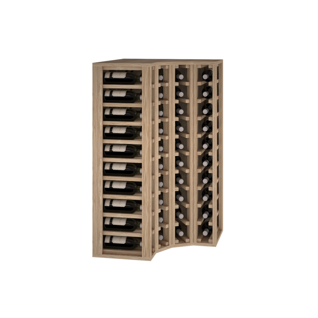 Escala-2038 Houten wijnrek 105,49.5,49.5 (H/B/D Cm) - 40 Flessen