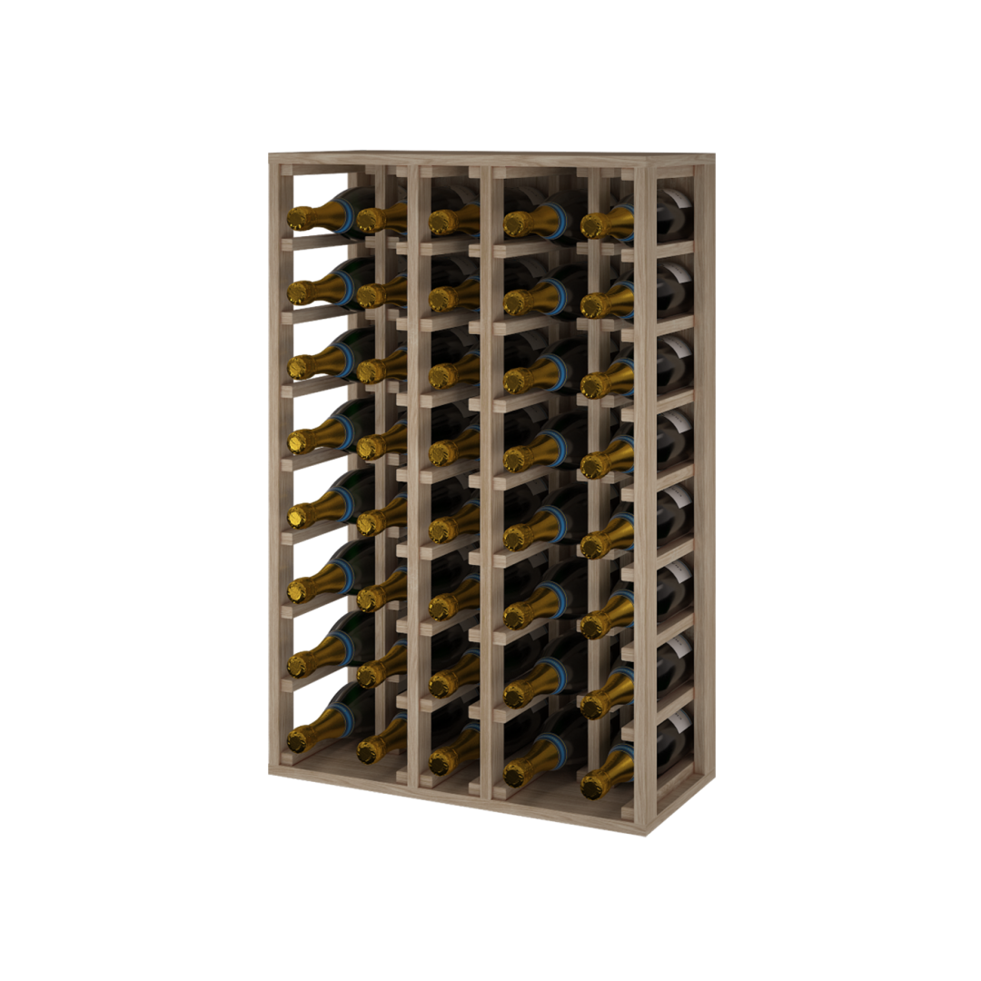 Escala-2062 Houten wijnrek voor Magnum flessen 105,68,32 (H/B/D Cm) - 40 Flessen