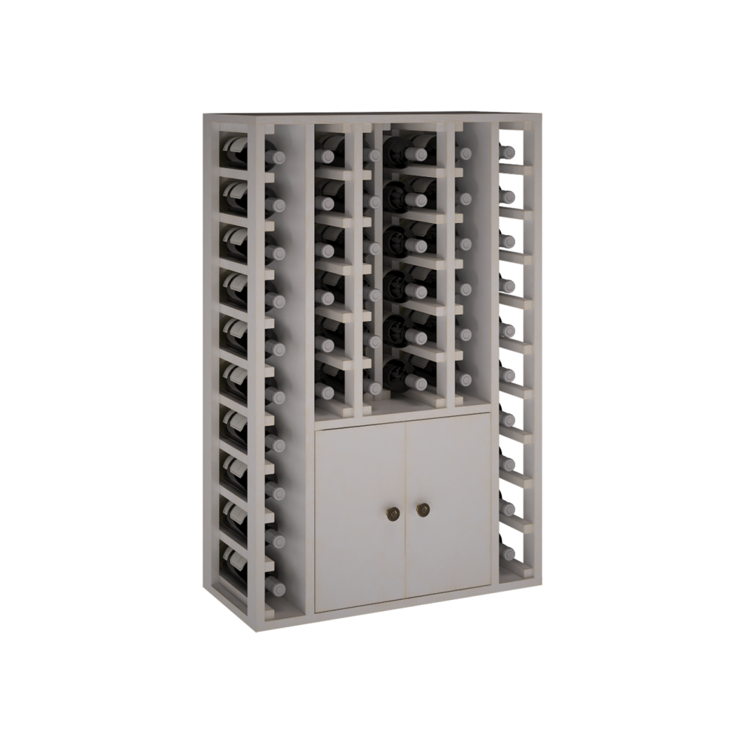 Escala-2516 Houten wijnrek 105,68,32 (H/B/D Cm) - 46 Flessen