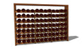 OAKZZ Low Rack (84 flessen) houten wijnrek