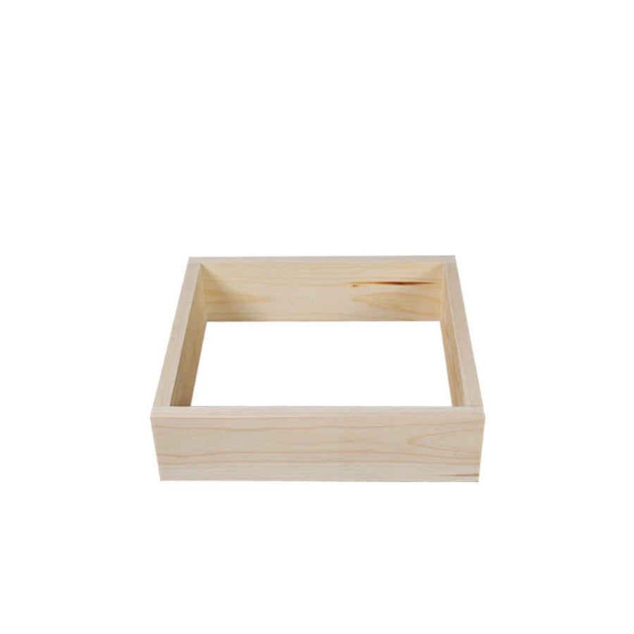 Wine Nest sokkel 30 cm. breed grenenhout
