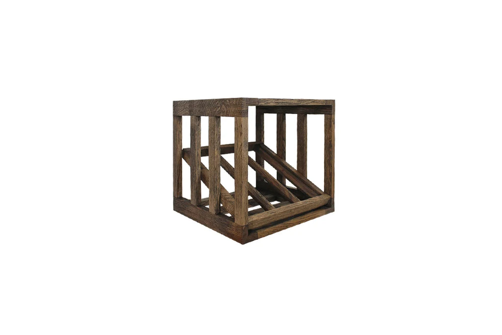 Wine Nest SAM donker eikenhout schuine hoek