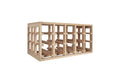 REX HALF Eikenhout wijnrek schuine hoek