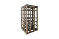 Wine Nest REX HALF Verticaal Donker Eikenhout - schuine hoek