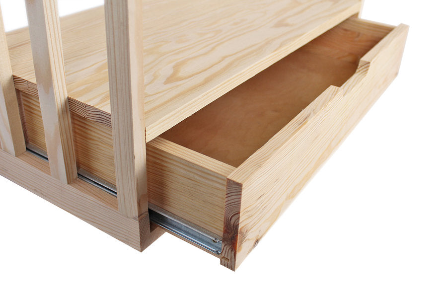 Wine Nest RIO grenenhout detail lade