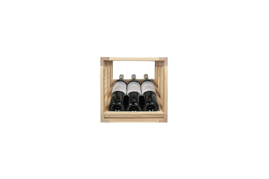 Wine Nest SAM grenenhout met flessen