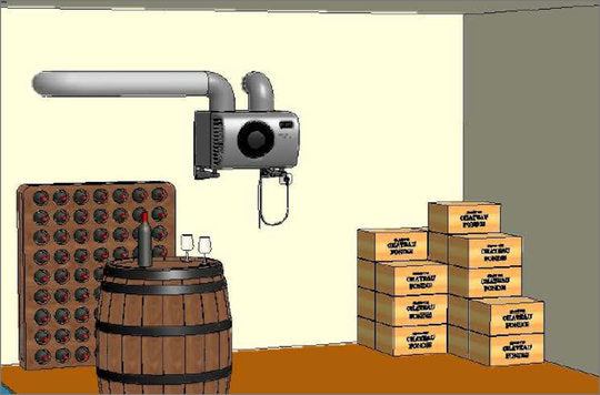 Winemaster IN25X installatievoorbeeld 1