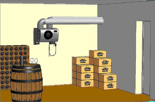 Winemaster IN25X installatievoorbeeld 2
