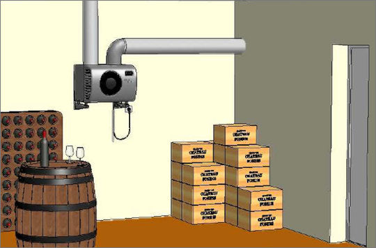 Winemaster IN25X installatievoorbeeld 3