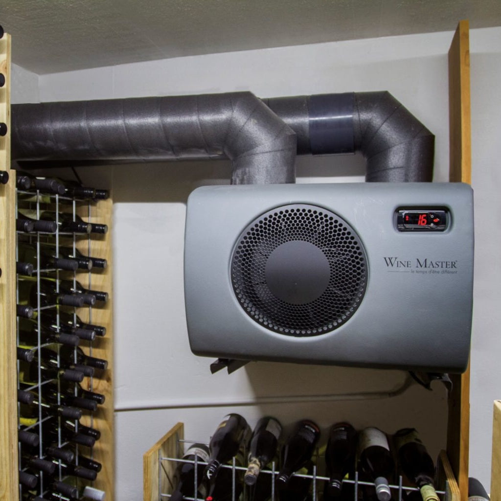 Winemaster IN25X klimaatsysteem - geïnstalleerd in wijnkelder