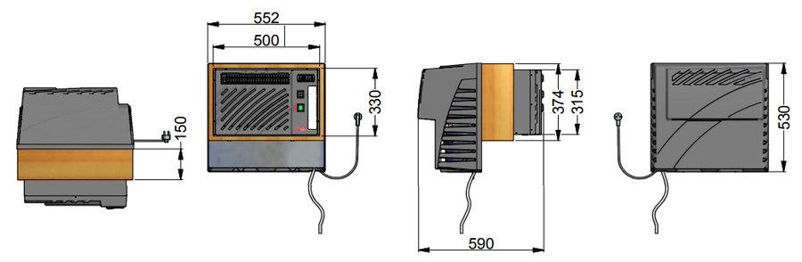 Winemaster C50SX klimaatsysteem detail